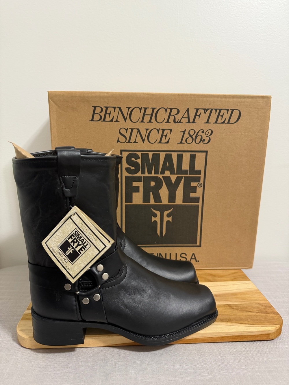Frye NEW Youth Vintage Small Frye Pull On Boots Size 3 #267083